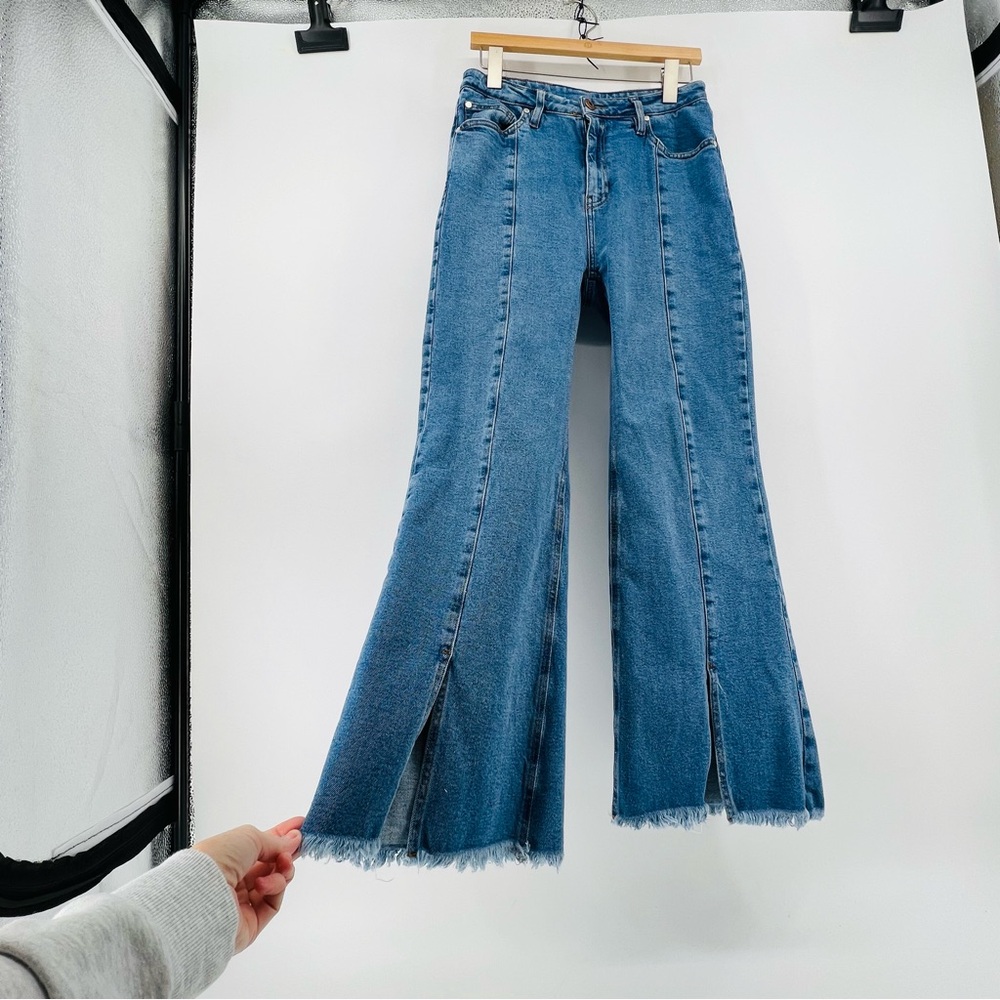 Molf Split Flared Hem Jeans